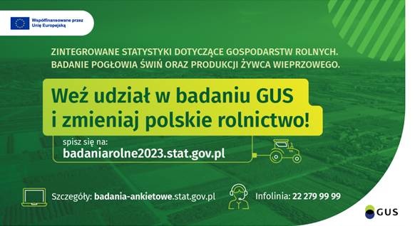 Weź udział w badaniu GUS i zmieniaj polskie rolnictwo